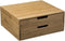 Capsulehouder Bamboe- 2 Lades - Theedoos - Opbergbox - Bureau Organizer - Koffie Capsule Houder - Koffiepads - Koffiezetapparaat stand met Lade- Koffiecups houder - Geschikt voor Dolce Gusto - Vertuo - L’Or