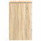 vidaXL - Garagekast - 40x51x85 - cm - massief - grenenhout - sonoma - eikenkleurig