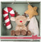 Little Dutch Giftset - Baby geschenkset - 3 zachte items kerstthema - Groen Rood Bruin Wit (3 stuks)