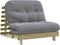 vidaXL Futon slaapbank met matras 100x206x11 cm geïmpregneerd hout-VXL-846770