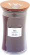 WoodWick Hourglass Large Geurkaars - Black Cherry - 130 branduren