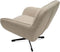 Liviza Fauteuil Donato - Draaibaar Plaster - Stof - Rechthoek Taupe - 74 cm , 75 cm , 79 cm