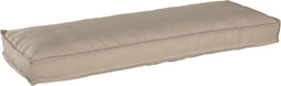 vidaXL - Ligbedkussen - voor - Bank - Taupe - 120x40x8 - cm - Oxford - Stof