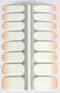 LAUED Nagelstickers - Nail Wraps - 16 Extreem Dunne Nagellak Stickers - Manicure Nail Art Folie - Smooth Salmon
