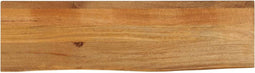 vidaXL - Tafelblad - met - natuurlijke - rand - 100x20x2,5 - cm - massief - mangohout