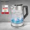 ProfiCook WKS 1190 G - Waterkoker - 1,7 liter - Glazen behuizing met 5-kleurige verlichting