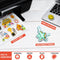 AgoDeo - Glossy Vinyl Stickervellen A4 - Waterbestendig - 14 stuks