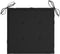 vidaXL - Tuinstoelkussens - 2 - st - 50x50x4 - cm - oxford - stof - zwart