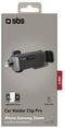 SBS TESUPCLIPPRO - Ventilatierooster autohouder - Universeel voor toestellen tot 8cm - Zwart