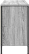 vidaXL - Wastafelkast - met - lades - 90x34,5x60 - cm - grijs - Sonoma