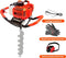 Kibani Grondboor 52cc - Benzine - 2.3 pk 2-taktmotor - excl. Boren