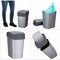 Curver Flip Bin - Afvalbak 25L - Compact ontwerp - Zilver/Antraciet