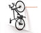 Clug Roadie Fiets Clip voor de muur - Wit/Oranje