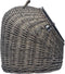 vidaXL - Kattendrager - 60x45x45 - cm - natuurlijk - wilgenhout - grijs