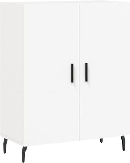 vidaXL - Dressoir - 69,5x34x90 - cm - bewerkt - hout - wit