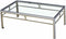 Bijzettafel DKD Home Decor 110 x 60 x 40 cm Kristal Zilverkleurig Staal Aluminium