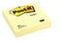 Post-it - Memoblok 3m post-it 563 101x101mm geel