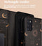 iMoshion Hoesje Geschikt voor Samsung Galaxy A41 Hoesje Met Pasjeshouder - iMoshion Design Bookcase smartphone - Zwart / Sky Black