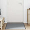 vidaXL - Deurmat - 90x120 - cm - grijs