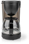 Nedis KACM150EBK - Koffiezetapparaat - 10 koppen - 1,25L - 750W