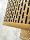 GOOD&MOJO Wandlamp Bhutan - Bamboe Zwart/Naturel - 95x50x55cm - Binnen Scandinavisch,Bohemian
