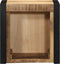 vidaXL - Nachtkastjes - 2 - st - 40x35x40 - cm - massief - ruw - hout - mango