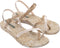 Ipanema Fashion Sandal X - Sandalen Dames - Metallic bandjes - Beige - Maat 41/42