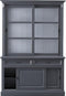 HSM Collection buffetkast Provence - 150 cm - donkergrijs/wit