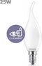 Philips LED Tipkaars Mat - 25 W - E14 - warmwit licht
