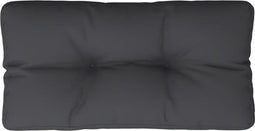 vidaXL - Palletkussen - 70x40x12 - cm - stof - zwart