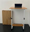 Ceruzo Laptoptafel - Verrijdbaar Bedtafel - Verstelbaar 60-80cm - 60x40cm - Houtlook