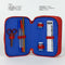 Driedubbele Pennenzak Spider-Man Blauw 12,5 x 6,5 x 19,5 cm