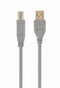 Gembird CCP-USB2-AMBM-6G - USB 2.0 A/B M - 1,8 m - Grijs
