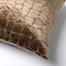Dutch Decor COLETTE - Kussenhoes 45x45 cm - velours - luxe kroko print - Sepia - bruin - met rits