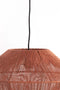 Light & Living Hanglamp Fugia - Jute - 40cm - Steenrood
