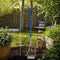 GardenClaw GG921-06 - Tuinklauw - Ergonomische S-handgreep - Verstelbare steel 97-106 cm - Blauw/Goud