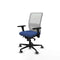 Piqueras y Crespo 3D036G0 - Bureaustoel - Verstelbare hoogte met armleuning - Marineblauw