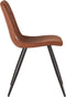 LABEL51 Eetkamerstoel Jay - Cognac - Microfiber