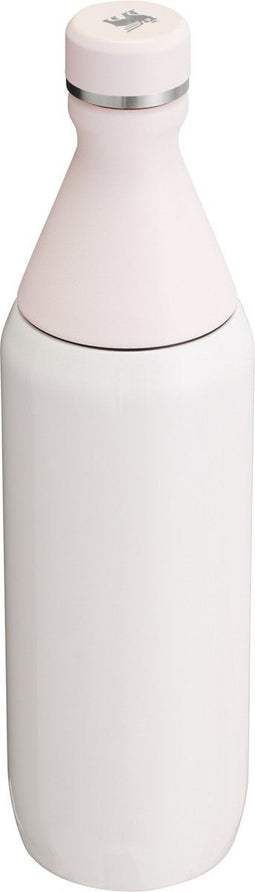 Stanley The All Day Slim Bottle - Thermosfles - Dubbelwandig vacuümgeïsoleerd - Rose Quartz - 600 ml