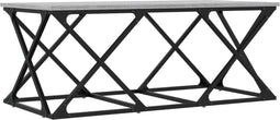 vidaXL - Salontafel - 100x49x40 - cm - bewerkt - hout - grijs - sonoma