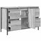 vidaXL - Wastafelkast - met - lades - 90x34,5x60 - cm - grijs - Sonoma