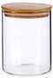 Glazen luxe keuken voorraadpot/voorraadbus 870 ml- Voorraadbussen met luchtdichte deksel - Afmeting: 10 x 12.5 cm