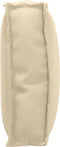 vidaXL - Ligbedkussen - voor - Rugsteun - Beige - 60x40x12 - cm - Oxford - Stof