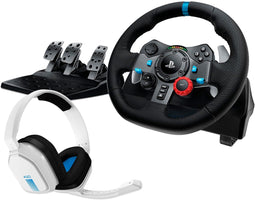 Logitech G29 - Racing stuurwiel met pedalen + Astro A10 Headset - Force Feedback - Zwart