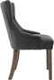 vidaXL - Eetkamerstoelen - 2 - st - stof - grijs