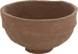 J-Line schaal - papier maché - bruin - large