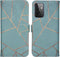 iMoshion Hoesje Geschikt voor Samsung Galaxy A72 Hoesje Met Pasjeshouder - iMoshion Design Softcase Bookcase - Meerkleurig / Blue Graphic