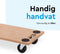 BRASQ Meubelroller FDW200 - Meubeltransporter - 200 KG - Zwenkwielen - Blank
