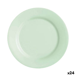 Luminarc Plumi Paradise - Eetbord - Stapelbaar - Groen (24 stuks)