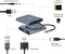 Gembird A-CM-COMBO6-01 - USB Hub - 6 poorten HDMI USB 3.2 Gen 1 - Grijs